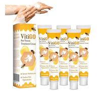 Fivfivgo Bee Venom Vitiligo Treatment Cream, Fivfivgo VitiCalm Bee Venom Cream, Bee Venom Treatment for Vitiligo (5pcs)