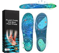 Fivfivgo Plant Care Ice Silk Foot Pads,Ice Silk Arch Support Insoles,FrostFeet Plant Care Ice Silk Insoles,Rebound Insoles,Gel Insoles for Flat Feet Arched Foot Plantar Fasciitis (1 Pair)