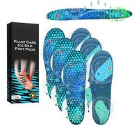 Fivfivgo Plant Care Ice Silk Foot Pads,Ice Silk Arch Support Insoles,FrostFeet Plant Care Ice Silk Insoles,Rebound Insoles,Gel Insoles for Flat Feet Arched Foot Plantar Fasciitis (3 Pair)