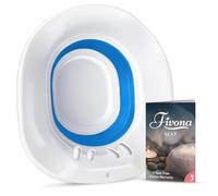 Fivona Unisex Sitz Bath Seat for Soak - Hemorrhoid, Fissure, Postpartum Care - BPA Free, Ergonomic Seat, Anti-Spill - Universal Fit - Yoni Steam Seat