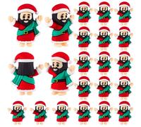 Fiwochic 20 Pcs Little Jesus Figures Christmas, Mini Jesus Bulk Loves You Christ Figures Tiny Xmas Sunday Religious Party Favors Gift (Classic)