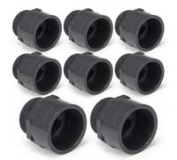 Fiwochic 8 Pcs 2 Inch PVC Pipe Fitting Male Adapter Schedule 80 Socket x Npt Compatible with 836 Series Heavy Duty Industrial Grade Corrosion Resistant Plumbing Irrigation Connector for Water