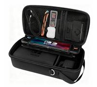FIWWAT Carrying Case for Nintendo Switch 2(2025), Portable Travel Storage with 12 Game Card Slots, Fit for Pro Controller or Dock, Hidden Stand Protective Case for Switch 2 & Accessories - Black