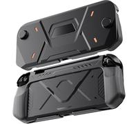 FIWWAT Protective Case for Nintendo Switch 2 2025, PC Front Cover +TPU Soft Cover, 360° Protection Shell Cover Switch 2, Anti-Scratch, Ergonomic Grip Design, Easy to Install - Black