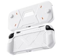 FIWWAT Protective Case for Nintendo Switch 2 2025, PC Front Cover +TPU Soft Cover, 360° Protection Shell Cover Switch 2, Anti-Scratch, Ergonomic Grip Design, Easy to Install - White