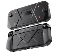 FIWWAT Protective Case for Nintendo Switch 2 2025, PC Front Cover +TPU Soft Cover, 360° Protection Shell Cover Switch 2, Anti-Scratch, Ergonomic Grip Design, Easy to Install - Black