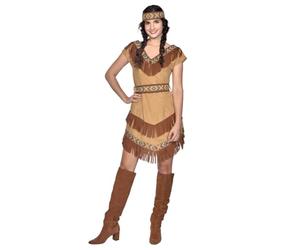 (Fix 3/1) (9910908) Adult Ladies Native Indian Costume (UK 12-14)