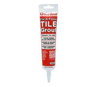 Fix-A-Floor Almond Tile Grout Reviver - Grout Repair for Cracks, Holes & Gaps - Pre-Mixed, Mildew-Resistant, Shrink & Crack-Proof Formula - 163ml Squeeze Tube