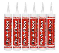 Fix-A-Floor Extra Strength Bonding Adhesive For Loose And Hollow Tiles, Wood, Lvt & Laminate. Includes 2mm+ Tip - Pack Of 6