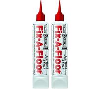 Fix A Floor Extra Strength Floor Tile Adhesive Squeezable 300ml Tube - 2-Pack Vinyl Floor Adhesive for Hollow Spots, Laminate, Creaking Wood & More - Versatile Injector Solution