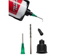 Fix-A-Floor Precision Injector Kit - Laminate Floor Repair Kit with Steel Syringe - Floor Tile Adhesive Applicator - Reusable Wood Repair Kit for Narrow Grout Lines