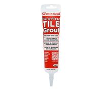 Fix-A-Floor Tile Grout Reviver White - Grout Repair for Cracks, Holes & Gaps - Pre-Mixed, Mildew-Resistant, Shrink & Crack-Proof Formula - 163ml Squeeze Tube