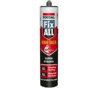 Fix ALL High Tack Adhesive Sealant 290ml - Black, Multi-Purpose, Instant Bond for Wood, Metal, PVC, DIY & Construction (290MLX1 PACK)