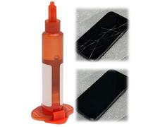 Fix Cracked Cell Phone Screen Glue,Glass Repair Glue,Liquid Optical Clear Adhesive Glue,Portable G/lass Crack Repair Liquid,Traceless Repair Phone Screen Glue,G/lass Fluid for Phone Screen