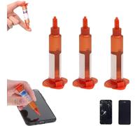 Fix Cracked Cell Phone Screen Glue,Liquid Optical Clear Adhesive Glue,Glass Repair UV Glues,Phone Screen Frame Warping Screens Repairs,Touch Screens Repair Glues,for Smartphone (3pcs)