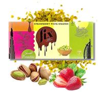 Fix Dubai Chocolate BarStrawberry Pista Kunafeh | Premium Fix Dessert Knafeh Chocolate with Rich Pistachios | Delightful Gift for Kids, Family & Friends | Perfect Snack & Treat (Pack of 1)