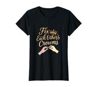 Fix Each Others Crowns Feminist Girl Power Graphic Design T-Shirt