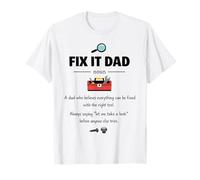 Fix it dad Definition Gifts Fathers Day Men T-Shirt