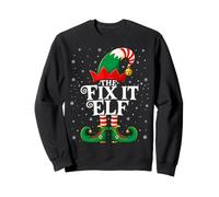 Fix It Elf Christmas Matching Family Festive Elf Squad Sweatshirt
