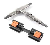 Fix It Sticks Silver 8 Bit Bicycle Multi-Tool with Replaceable Edition and Bracket