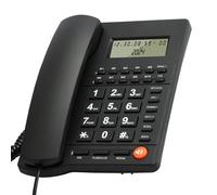 Fix Landline Phone Impacts Resistant Telephone with Broad Compatibility and Anti Slip for Daily Communication Corded Desk Phone