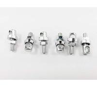 Fix-Nippel 6 x Bicycle Mudguard Bolt 5 x 18 mm x 5.3 mm Alloy Steel Stainless Steel Fender Washer