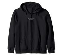 Fix Your Eyes On Jesus Minimalist Christian Zip Hoodie