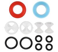 Fix Your Leaking Faucet, 12 Piece Cartridge Replacement Kit, Easy Installation, Chip And Rubber Material