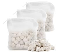 FIX ZHANG 3 Pack of Biomax Aquarium Filter Media Replacement for Fluval SPEC, Evo and Flex Desktop Aquariums,Stage Three Biological Filtration Filter A1378-2.1 Ounces Each