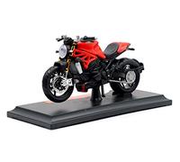 FIXARE 1/18 Alloy Diecast Motorcycle Model Workable Shork-Absorber Toy For Children Gifts Toy Collection For Monster 1200