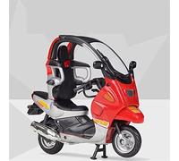 FIXARE 1/18 Diecast Canopy Motorcycle Model Workable Shork-Absorber Toy For C1 For Children Gifts Adult Collection