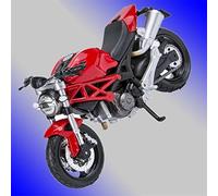 FIXARE 1:18 For Monster 696 Red Diecast Motorcycle Off-road Race Toy For Gift Collection Models
