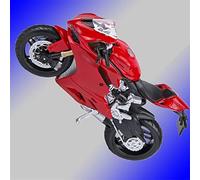 FIXARE 1/18 Red Diecast Motorcycle Race Toy For Gift Collection Models For 1199 PANIGALE