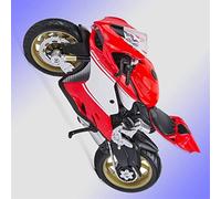 FIXARE 1/18 Scale Motorcycle Models Red&White Diecast Moto Miniature Race Toy For Gift Collection For 1199 Superleggera