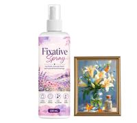Fixative Spray | 100ml Quick-Drying UV Protection | Drawing Fixative Spray | for Watercolor Acrylic Oil Painting Crafts Home Studio School Classroom