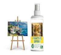 Fixative Spray | 120ml Smuge-Proof Quick Drying Paint Primer | Pencil Drawings Fixative Spray | for Painting Crafts Art Wallpaper Acrylics Gouache Charcoal Oils