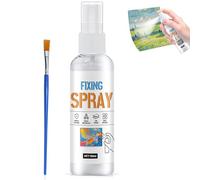 Fixative Spray for Art, Fixative Spray for Pencil, Charcoal and Pastel Drawings, Acrylic Sealer Sprays, High Fixing Effect, Colourless, Fast Drying 100 ml