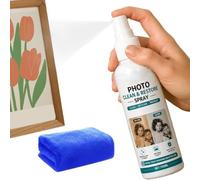 Fixative Spray for Pencil Drawings 100ml Photo Restoration Mist | Oil Pastel Fixative Spray for Library Museum Gallery Workshop Studio Workplace Home