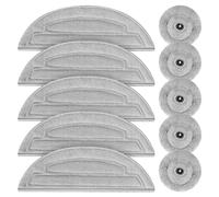 Fixbetter 10 Pcs Microfiber Replacement Mop Cloths for Roborock S8 MaxV Ultra / S8 Max Ultra Robot Vacuum Cleaner, Compatible with VibraRise 3.0, Washable Reusable Mopping Pad Replacement Accessories