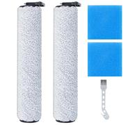 Fixbetter 5 Piece Accessory Set for Eureka NEW400 / NEW400 Gen2 Wet/Dry Vacuum Cleaner Wireless, 2 Brush Rollers + 2 Cotton Filter + 1 Cleaning Brush