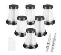 Fixbetter 6 Pcs HEPA Filter for MOOSOO K12, K12 Pro, K13 Cordless Vacuum Cleaner Replacement Parts Filter Household Cleaning Sweeper Filters