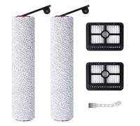 Fixbetter Brush Roll Filter Replacement Parts for Dreame H12 Pro / H12 Dual / G10 Pro Wireless Wet and Dry Vacuum Cleaner Accessories, 2 Brush Rollers + 2 HEPA Filters + 1 Cleaning Brush