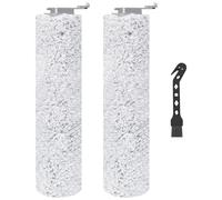 Fixbetter Brush Roll Replacement Parts for BISSELL CrossWave OmniForce 3912N / OmniFind 4006N Wireless Wet Dry Vacuum Cleaner, 2 Brush Rollers + 1 Cleaning Brush