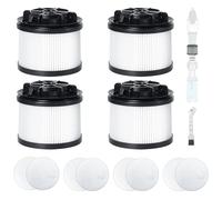 Fixbetter Hepa Filter Replacement Parts for Levoit LVAC-200 Battery Vacuum Cleaner, 4 Post Motor HEPA Filters, 4 Foam and 4 Felt Replacement Filters for Levoit LVAC 200 (LSV-V201F Vacuum Cleaner)