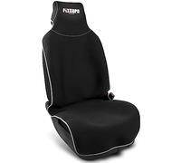 fixcape neoprene - universal waterproof Car Seat Covers, Easy to Fit Seat Cover, Car Seat Protectors, Front Seat Covers, Optimized Size 145x58 cm (black/grey)