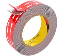 FIXCHORD 3M VHB Double Sided Tape Heavy Duty, Double Sided Mounting Tape, Waterproof Strong Mounting Adhesive Tape for LED Strip Light, Car, Home&Office Decor, Grey (15.4FT×0.98IN)