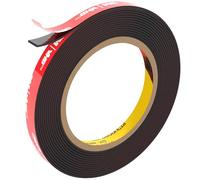 FIXCHORD 3M VHB Double Sided Tape Heavy Duty, Double Sided Mounting Tape, Waterproof Strong Mounting Adhesive Tape for LED Strip Light, Car, Home&Office Decor, Black (15.4FT×0.39IN)