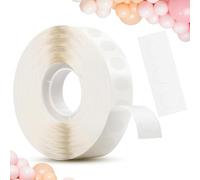 FIXCHORD Balloon Glue Dots - 600pcs Extra Strong, Double Sided, No Mark, Ideal for Birthday Parties, Weddings, Christmas Decor
