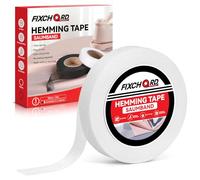 FIXCHORD Hemming Tape, 30m*20mm Wonder Web Hemming Tape, No Sewing Iron on Tape, Iron on Hemming Tape, Extra Strong Fusible Fabric Tape for Clothes Curtains Ironing and Bonding, DIY Crafts, White