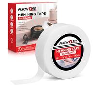 FIXCHORD Hemming Tape, 30m*30mm Hemming Web Ironing Tape, No Sewing Iron on Tape, Iron on Hemming Tape, Extra Strong Fusible Fabric Tape for Clothes Curtains Ironing and Bonding, DIY Crafts, White